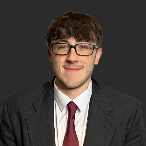 Jairik "JJ" McCauley — Professional headshot from summer 2025 internship with Booz Allen