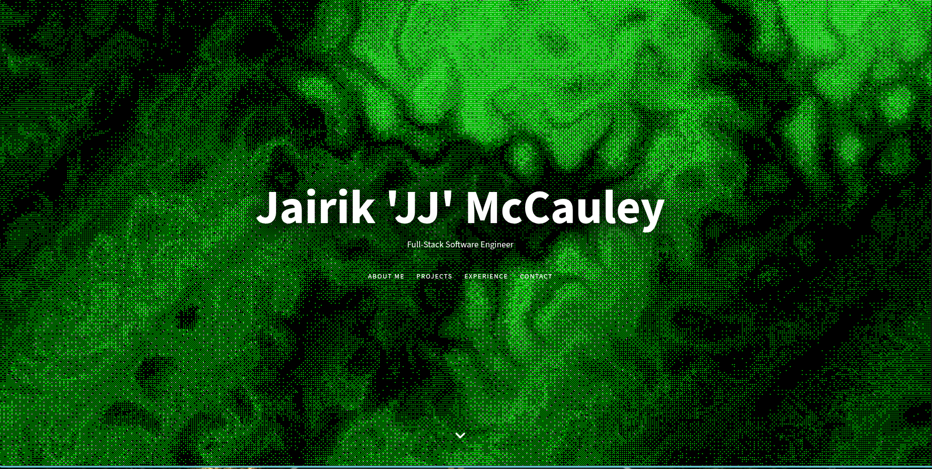 Portfolio Website — personal developer portfolio website screenshot