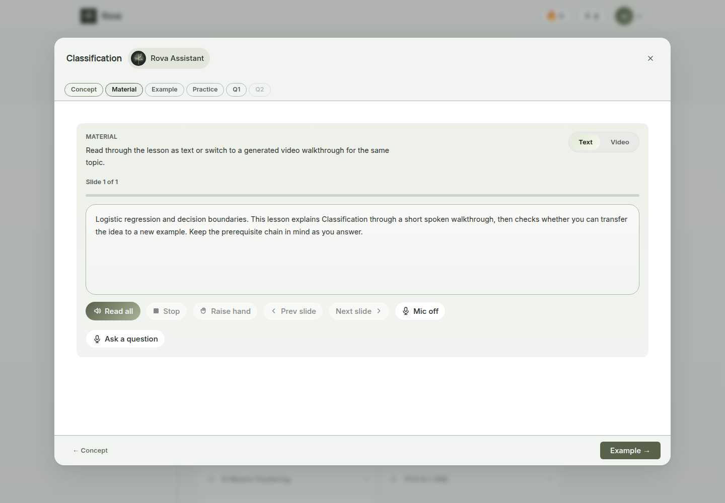 Rova — voice-first AI learning platform, screenshot 5 of 5